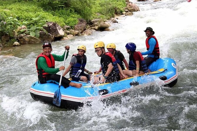 Phang Nga Tour with White Water Rafting and Zipline - Rafting training before the five-kilometer run