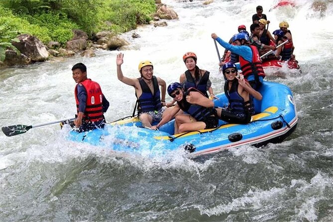 Phang Nga Tour with White Water Rafting and Zipline - Riverside lunch and fresh fruit