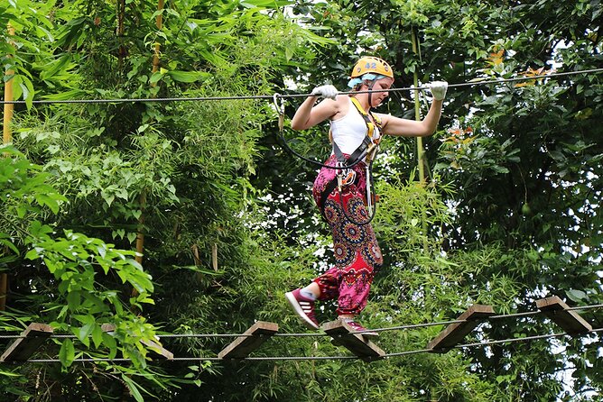 Phoenix Adventure Park Zipline, High Rope Course In Chiang Mai - What the obstacle sequence feels like