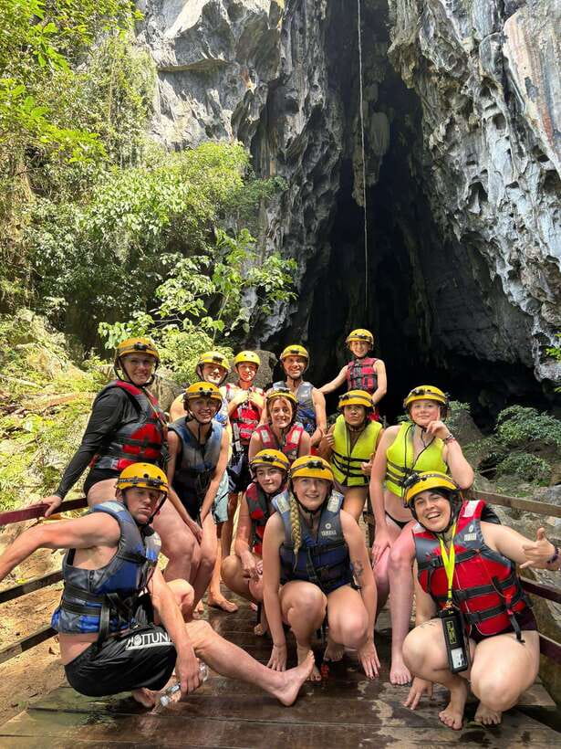 Phong Nha: Zipline Dark Cave & Paradise Cave Exploration - The 500-step approach to Paradise Cave