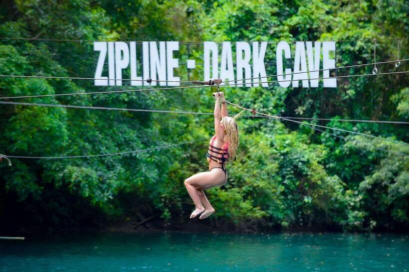 Phong Nha: Zipline Dark Cave & Paradise Cave Exploration - From Dong Hoi to the forested park