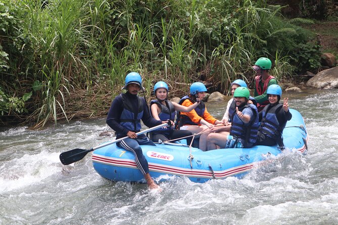Phuket Adventure with White Water Rafting, Monkey cave and Zip Line+Optional ATV - Safety training before the 5 km rafting run
