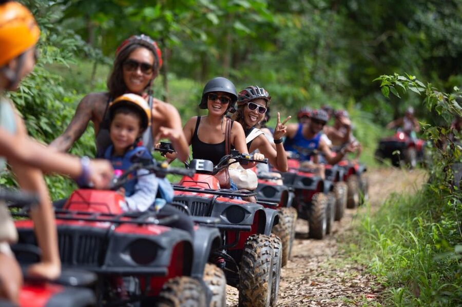 Phuket: ATV and Zipline Panoramic Adventure - Ziplining above the trees