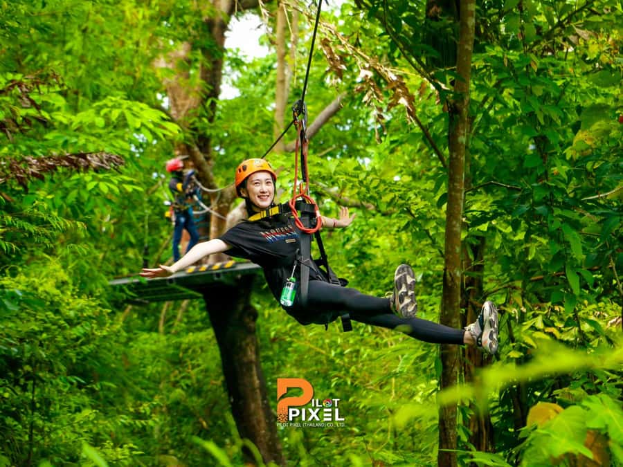 Phuket :ATV Quad Bike & Zipline Adventure Combo in Patong - From Patong reception to the hilltop course