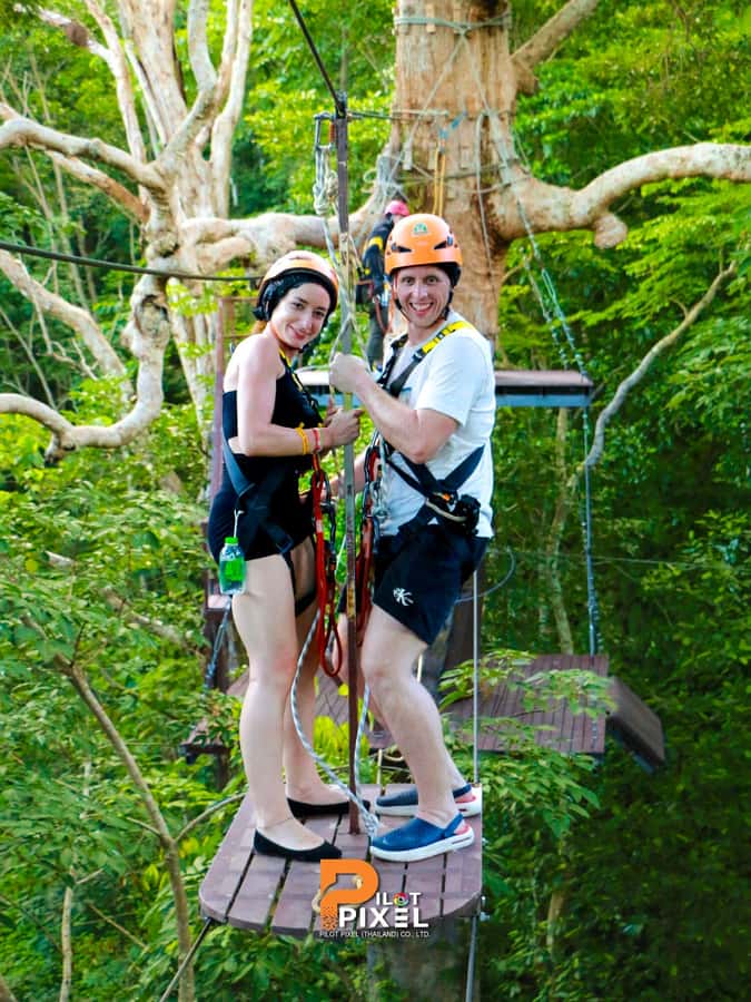 Phuket :ATV Quad Bike & Zipline Adventure Combo in Patong - What the zipline section feels like
