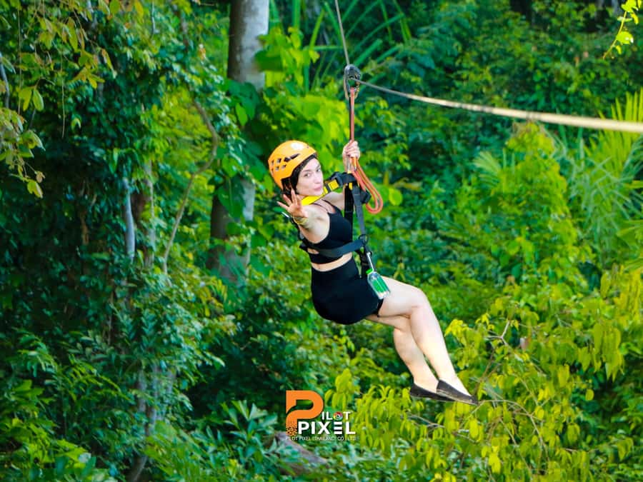 Phuket :ATV Quad Bike & Zipline Adventure Combo in Patong - Food, fruit, and the end of the activity
