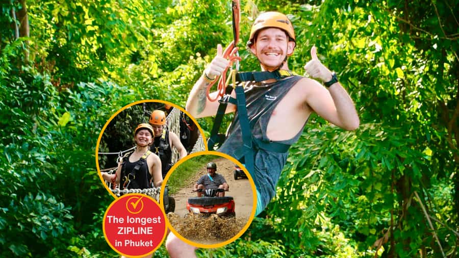 Phuket :ATV Quad Bike & Zipline Adventure Combo in Patong - Choosing among EP.3, EP.S, EP.2, and EP.1