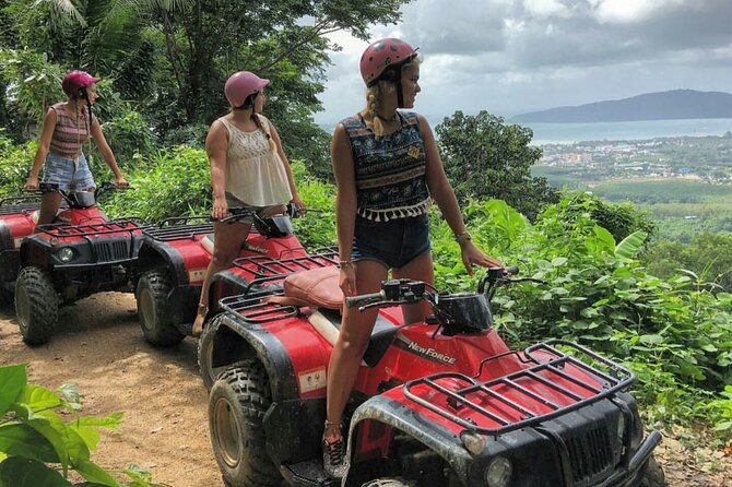 Phuket ATV Tour to Big Buddha View Point and Zipline Adventure - Registration, equipment, and the ride to the mountain