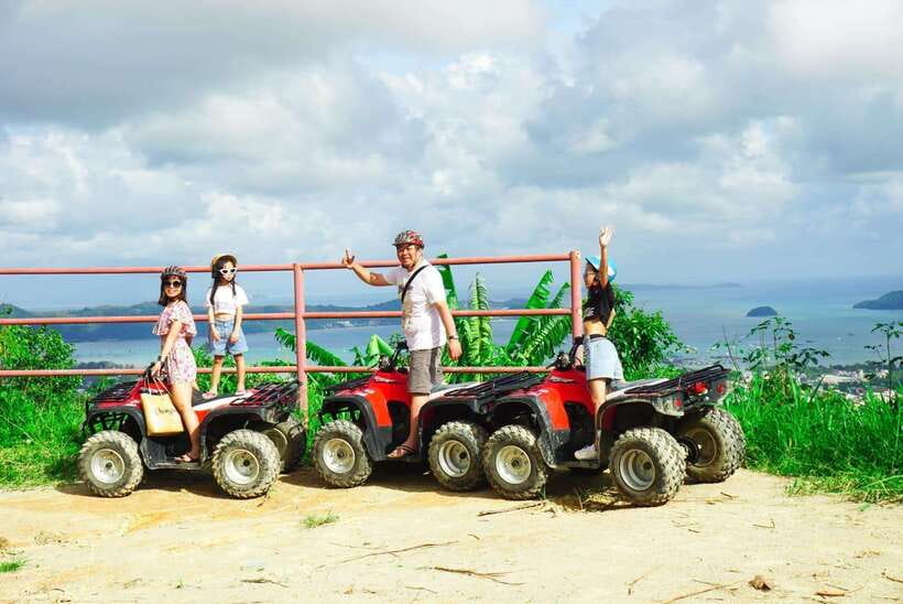 Phuket: Big Buddha Viewpoint ATV Tour and Zipline Adventure - Pickup times and the ride to the activity base