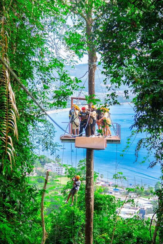 Phuket: Erawan Zipline Adventure with Ocean Views in Patong - Time choices, group size, and the real pace