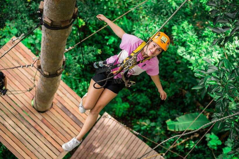 Phuket: Flying Hanuman Zipline Adventure - The safety briefing and equipment