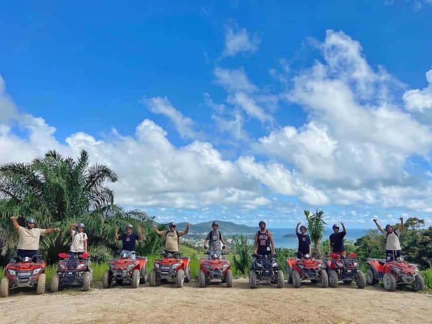 Phuket: Green Mountain ATV Ride and Zipline Adventure - Riding through trees, rocks, and Phuket views