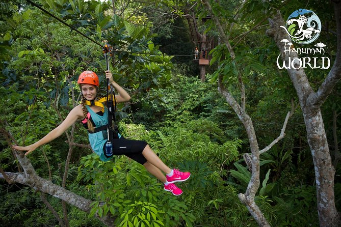 Phuket Hanuman World Combine Zipline Adventure Tickets - What the Four-Hour Visit Looks Like