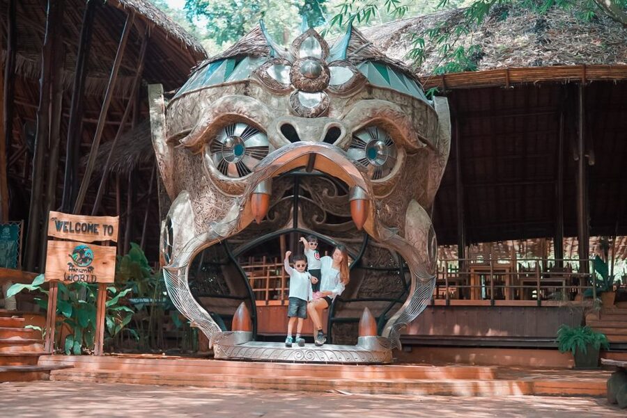 Phuket: Hanuman World Zip Line Adventure - Rappels, sky bridges, spiral stairs, and the roller