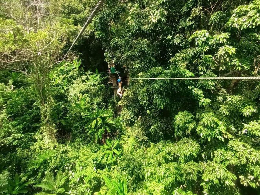 Phuket: Jungle Xtrem Adventures and Zipline Park - Getting clipped in and learning the system