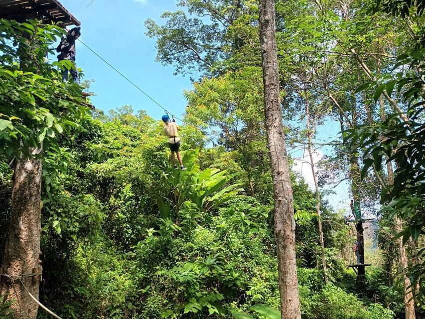 Phuket: Jungle Xtrem Adventures and Zipline Park - What the aerial course feels like