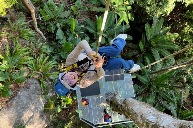 Phuket: Kamala SkyRush Zipline and ATV Adventure - Getting ready for the zipline course