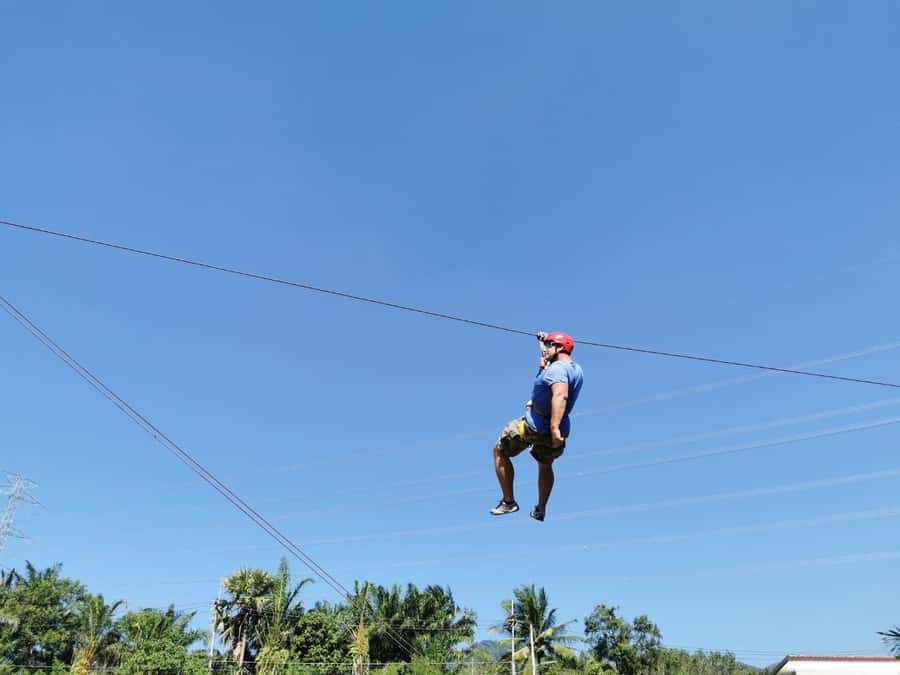 Phuket: Monkey Cave, Water Rafting, Zipline with ATV Option - What the zipline really offers