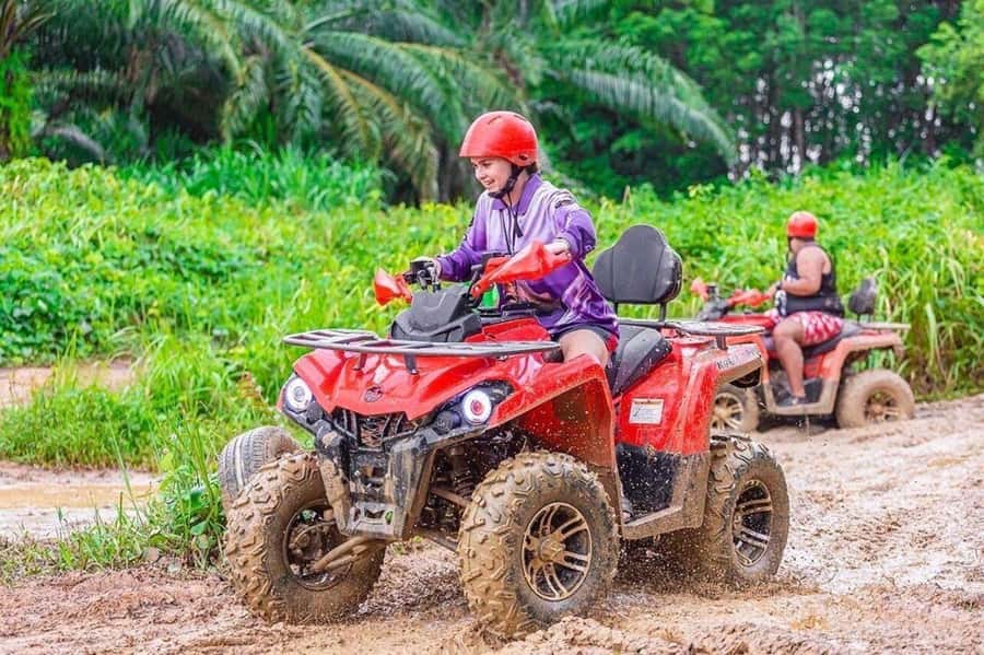 Phuket: Old Town + ATV 30Min Zipline 15Pform + Night Market - The ATV ride brings some rough ground into the day
