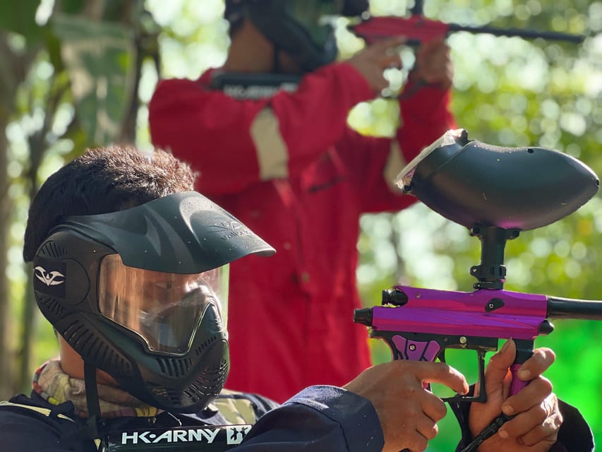 Phuket: Paintball, ATV & Zipline Adventure Combined Package - Getting started with the paintball briefing