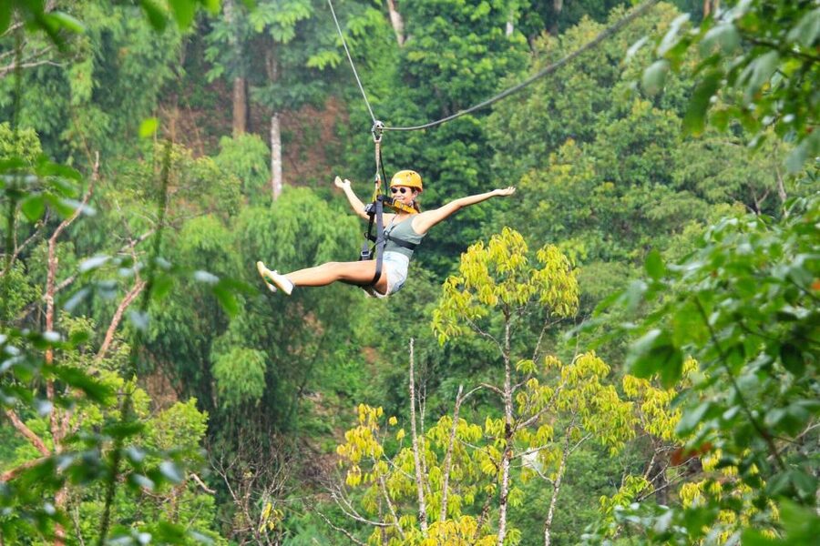 Phuket Paradise Adventure: Zipline, ATV Adventure - ATV riding on curves, humps, and tracks