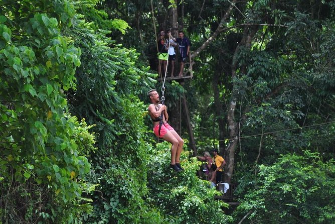 PHUKET-PHANG NGA: White Water Rafting 5 km-ATV-Zipline-LNH - Lunch, fresh fruit, tea, and coffee