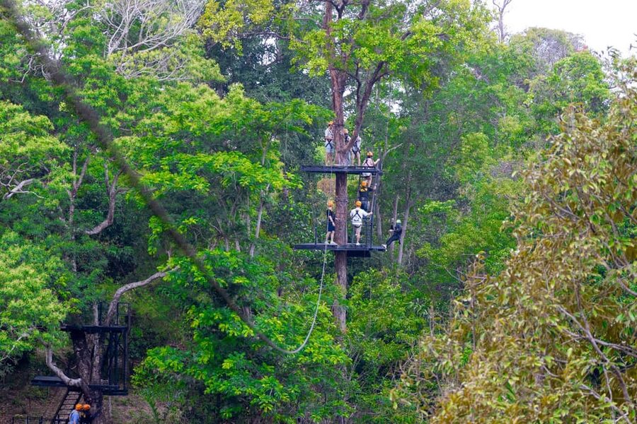 Phuket: Rainforest Eco Zipline Expedition - From Phuket hotel to forest camp