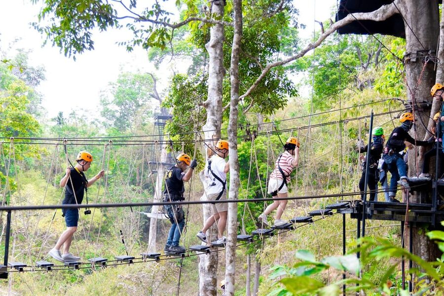 Phuket: Rainforest Eco Zipline Expedition - The 10, 18, and 32-platform choices