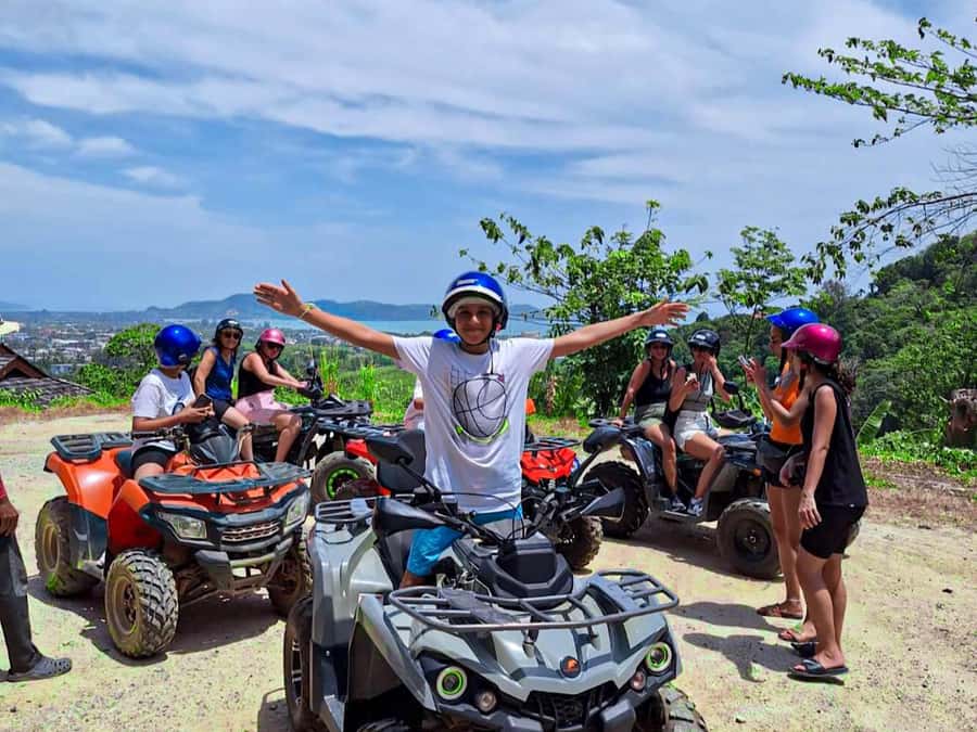 Phuket : Ride ATV Adventures ,Zipline & Viewpoint Panoramic - Safety training before the zipline
