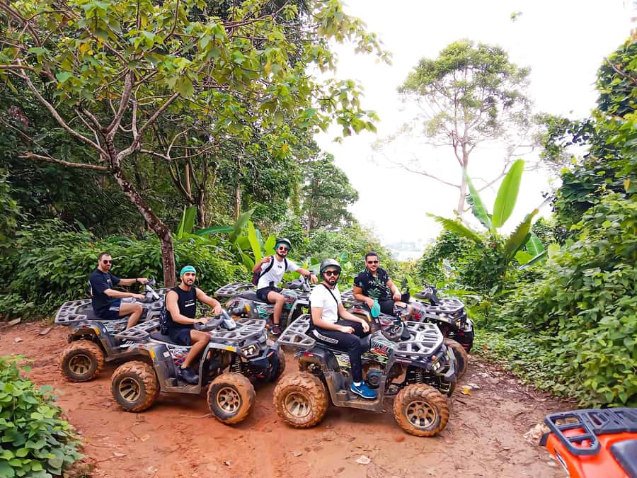 Phuket : Ride ATV Adventures ,Zipline & Viewpoint Panoramic - Gliding through Phuket’s forest canopy