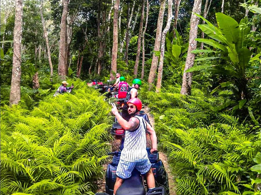 Phuket : Ride ATV Adventures ,Zipline & Viewpoint Panoramic - Reaching Wat Phra Yai and the Big Buddha viewpoint