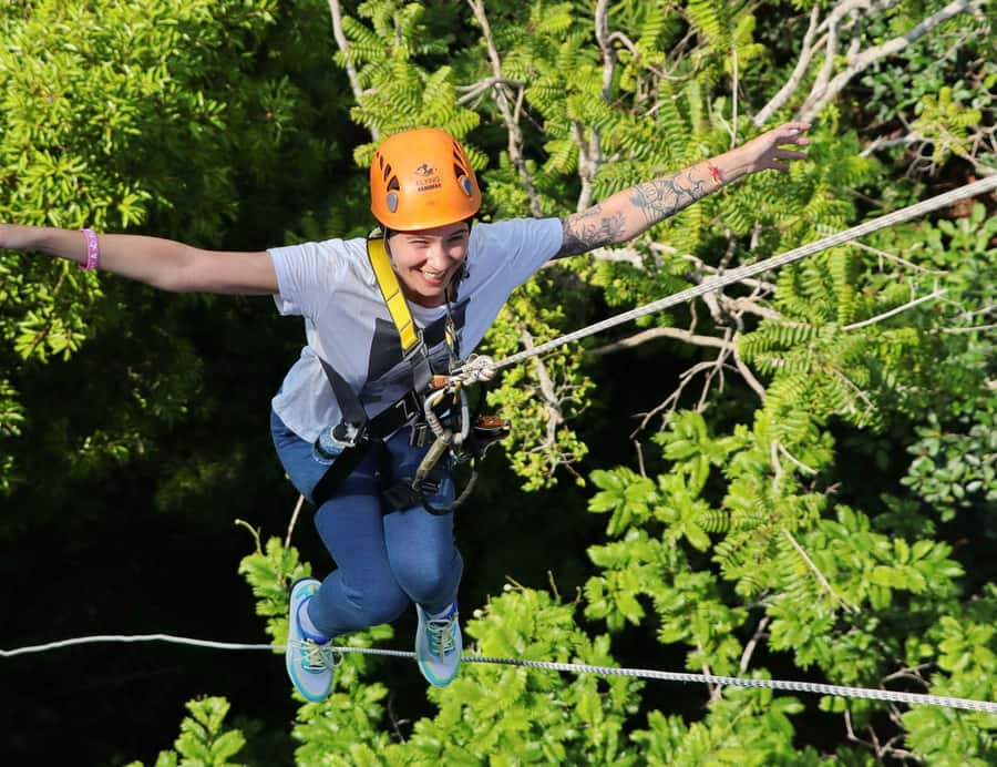 Phuket Skyline Adventure Ziplines - The 900-meter ride is the main event