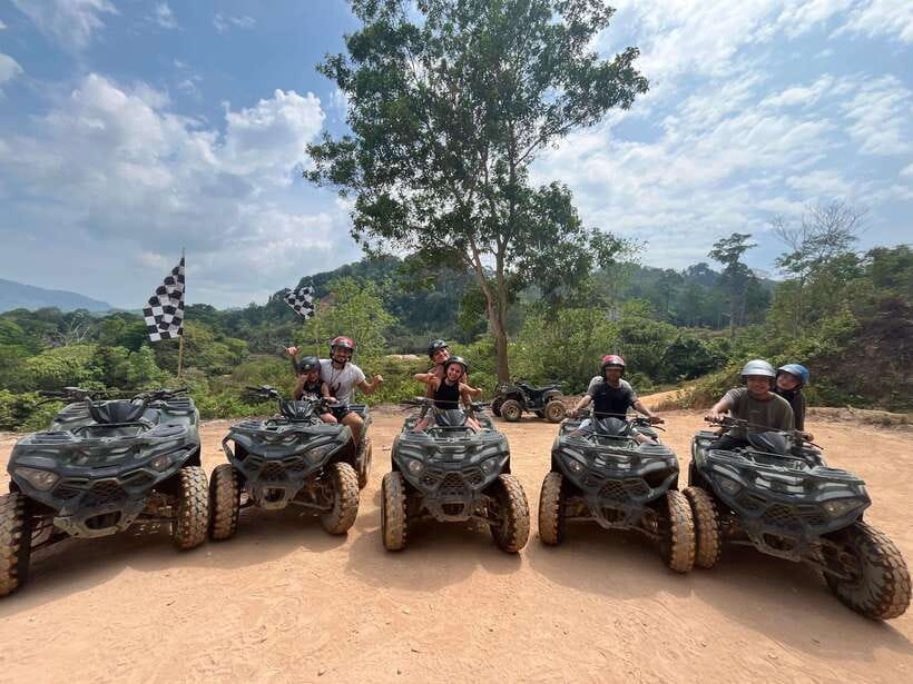Phuket Ultimate Combo: Jungle ATV & Zipline Adventure - The ATV ride is short, loud, and properly muddy