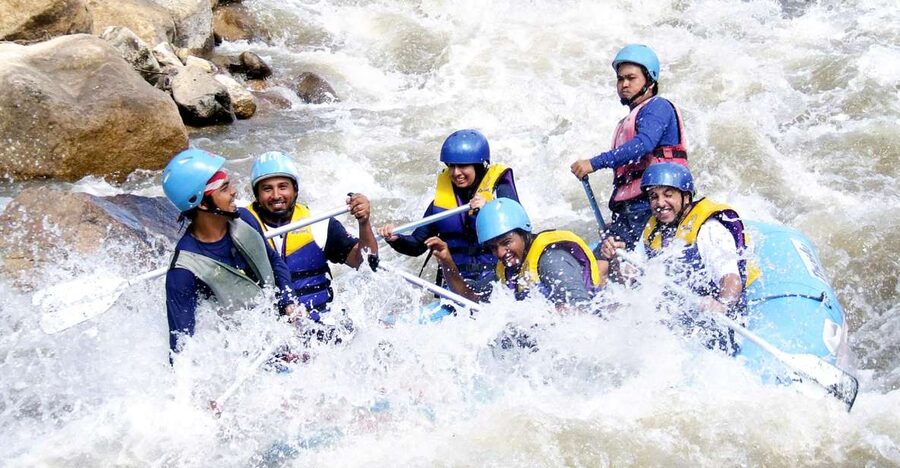 Phuket: White Water Rafting, Zipline, and Elephant Sanctuary - ATV riding through Phang Nga scenery