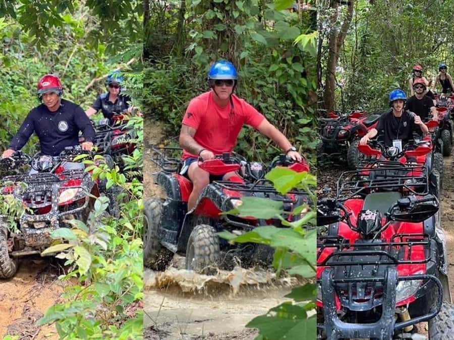 Phuket: Zip Line & ATV Adventure with Hotel Transfer Option - From Phuket hotel to Patong Mountain View