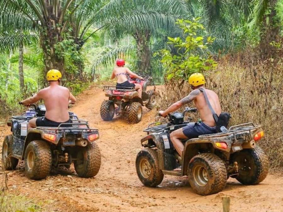 Phuket: Zip Line & ATV Adventure with Hotel Transfer Option - The 30-minute ATV ride on rough tracks