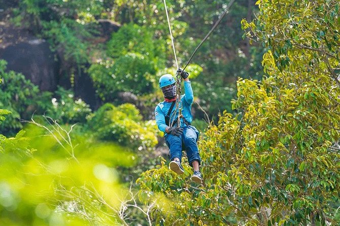 Phuket Zipline Adventure Tour - Sky Bridges, Abseiling, and the Swing Warning
