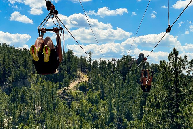Pinnacle Zipline Tour in Keystone - Five lines, three Mount Rushmore views