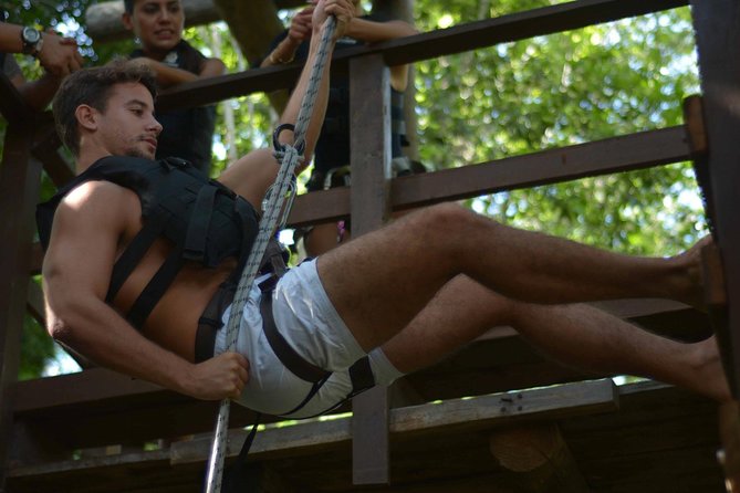 Playa del Carmen Cenote Tour: Snorkeling, Rappelling and Ziplining - Rappelling and the 90-Minute Ropes Circuit