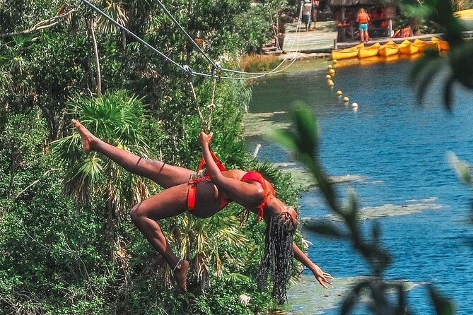 Private Tour Tankah 3 Zip Lines 3 Cenotes Canoe Snorkel Community - The homemade Mayan lunch is part of the appeal