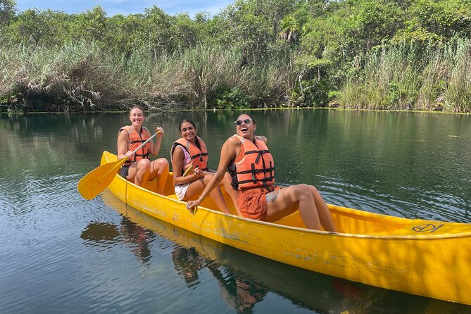 Private Tour Tankah 3 Zip Lines 3 Cenotes Canoe Snorkel Community - What the private price gets you