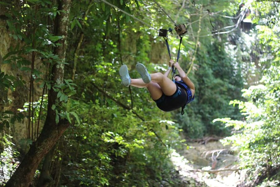 Puerto Plata/Amber Cove: Zipline and Waterfalls with Lunch - What the $104 price really covers