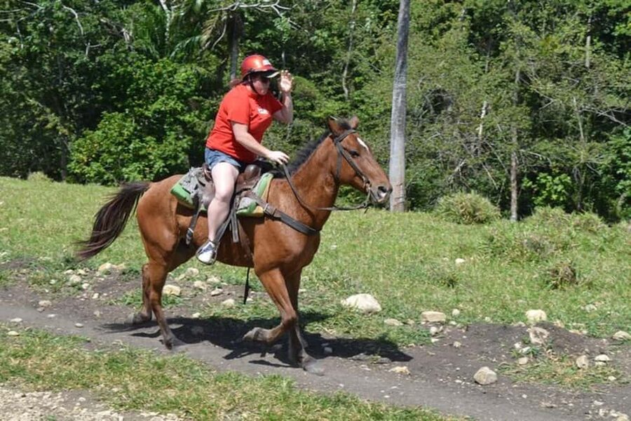 Puerto Plata: Zip Line, Horseback Riding, & Waterfall Combo - Dominican lunch after the active hours
