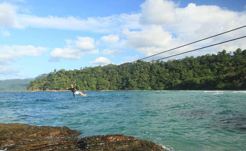 Puerto Princesa: Underground River, Zipline, Paddleboat Tour - Lunch on Sabang Beach