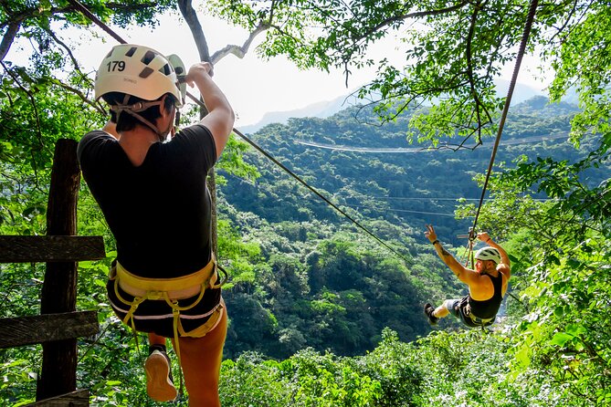 Puerto Vallarta Canopy Tour:Zip-lines and mule ride at the Sierra - Clothes, health, and family fit