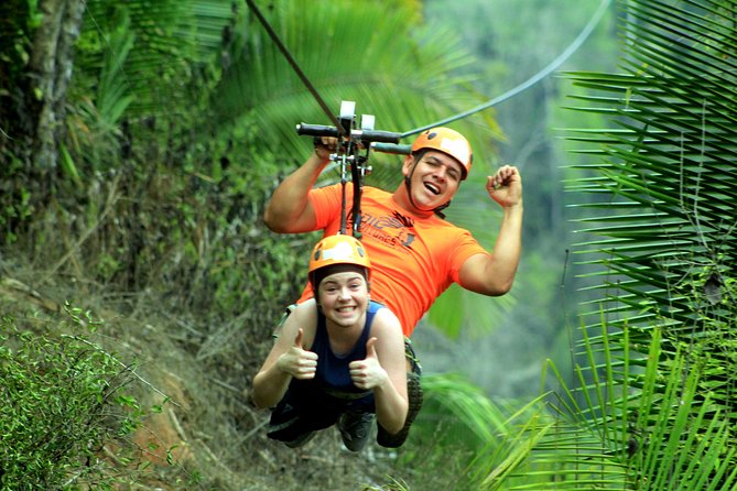 Puerto Vallarta's Best Canopy Zipline + Jorullo Bridge walk! - Flying above the Puerto Vallarta jungle