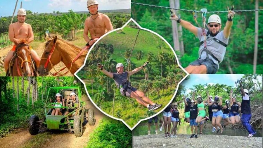 Punta cana 6-in-1: Buggies/Ziplines/Horses/Culture - Key Points