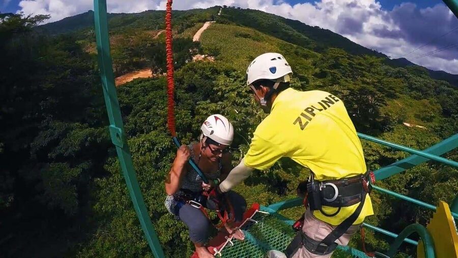 Punta Cana: Buggy and Zipline Adventure at La Hacienda - The river swim offers a cool reset