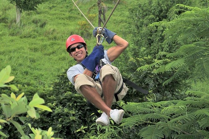 Punta cana: Half-Day Zipline Tour - Views above rivers, waterfalls, and mountains