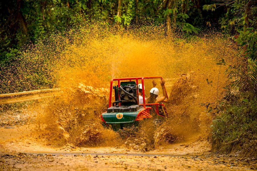 Punta Cana: Zipline, Chairlift, Buggy & Horse Ride Adventure - Dominican food and local culture